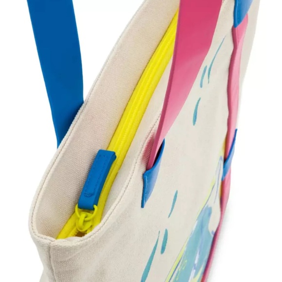 Disney Parks Pixar Toy Story Snorkeling Rex ~ Canvas tote Large Travel Beach Bag - Picture 9 of 15